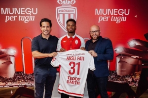 罗马诺：法蒂租借摩纳哥含买断选项，费用1100万欧元